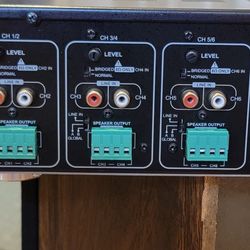 Episode ea-8d-70a 8CH 70watts per. channel (Bridged 140w) with 2 good channel 6 Repairable