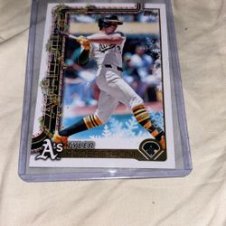 Topps Holiday 2025 Tyler Soderstrom #H32 Baseball Card 