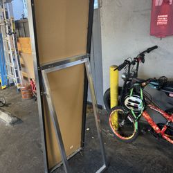 Pairs Show Rack . Big Mirror And Cabinet 