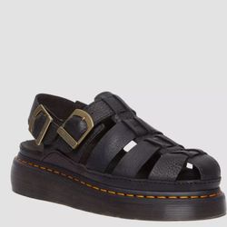 Doc Martin Black Fisherman Sandals