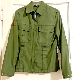 1989 West German Women’s Polizei / Military Field Jacket, Size US 6 / DE 36, Excellent Used Condition