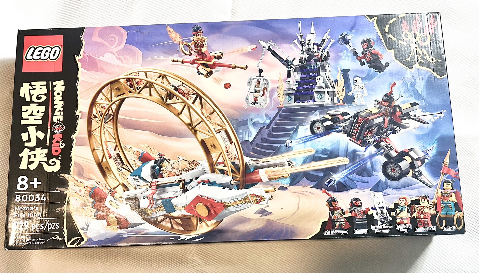Lego 80034 Monkie Kid Nezha's Fire Ring New Sealed
