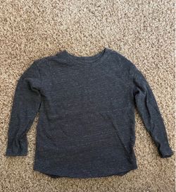 Kids Gray Long Sleeve Crewneck Shirt