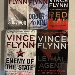Vince Flynn- Mitch Rapp Paperbacks 