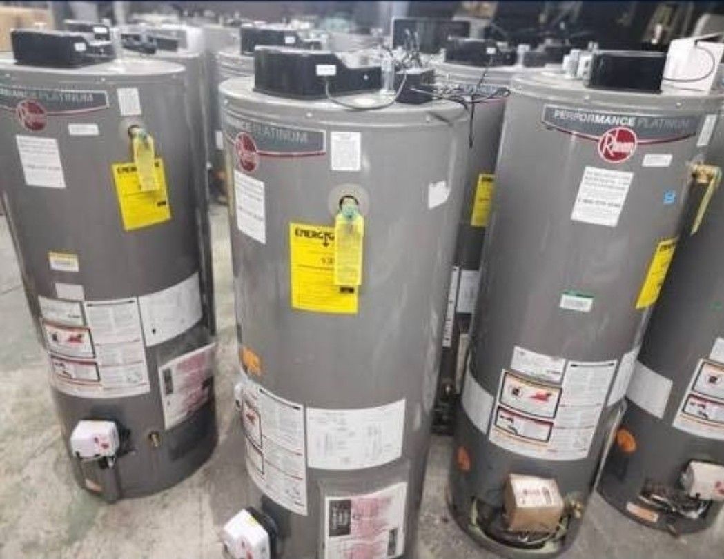 New Water Heater Rheem Performance Platinum Gas