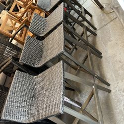 Wicker Barstools