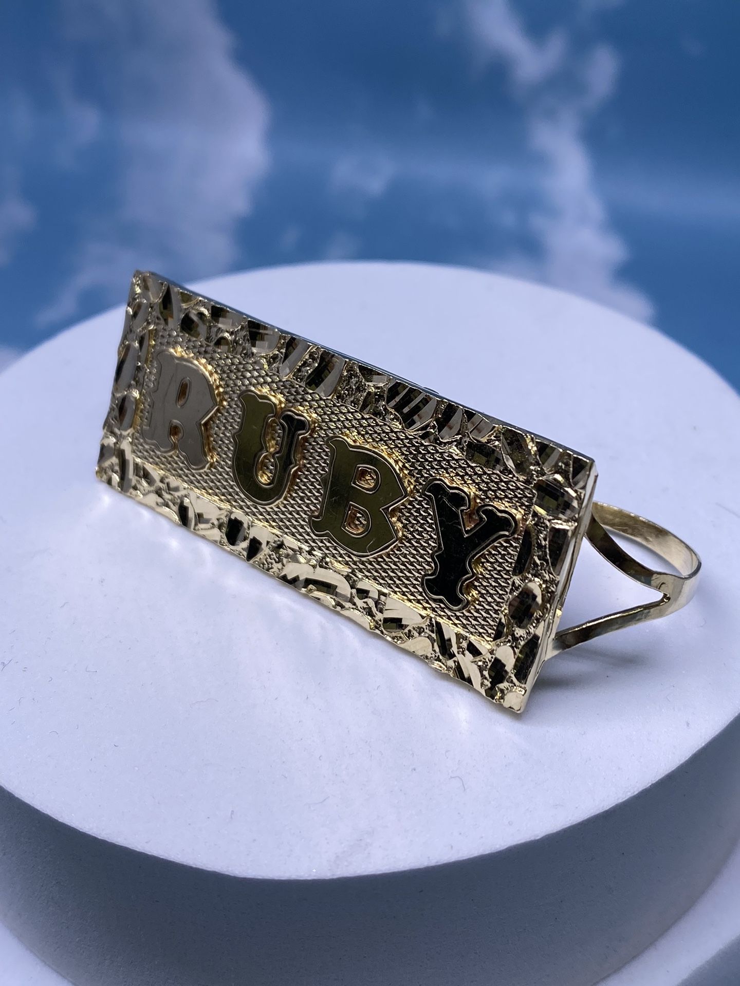 14k 3-finger “Ruby” Ring