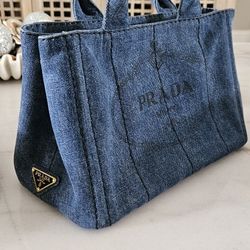 Prada Denim Tote Never Used... No Tags