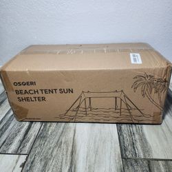 Osoeri Beach Tent, Camping Sun Shelter UPF50+ with 8 Sandbags