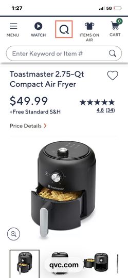Air Fryer Toastmaster New