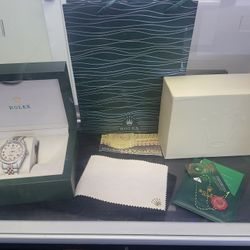 Watch With Box And Papers 