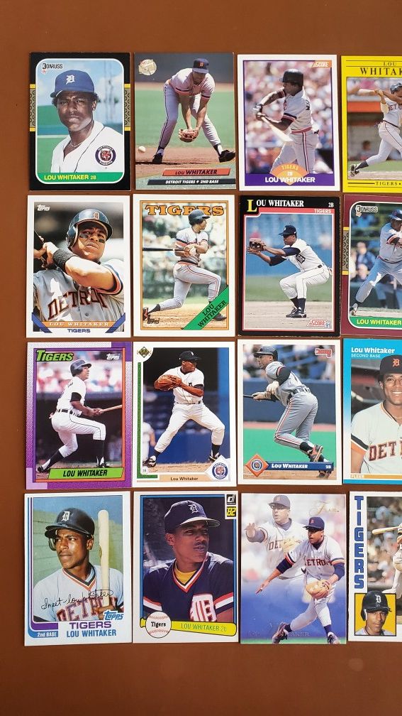 Baseball Cards - Lou Whitaker