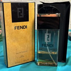Vintage FENDI Eau de Toilette 3.4oz (100ml) EDT Spray – 25–30% Full – Box Included