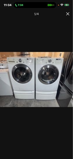 LG Washer and gas dryer working 3 Month Warranty we Deliver
