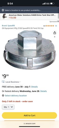 Oil Tank Fill Cap 