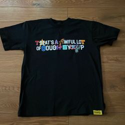  That's A Awful Lot Of Cough Syrup Men's Black Graphic T-Shirt Size S