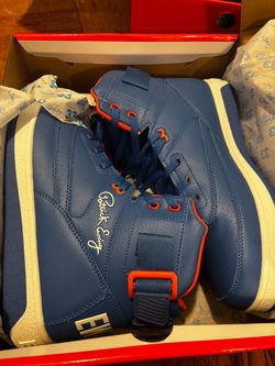 knicks color ewing sneakers, 33 orion strap