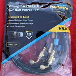 Fieldpiece hoses HR3B charging hoses set 