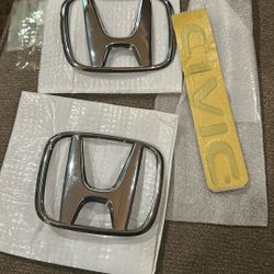 2022 Honda Civic Oem Emblems 
