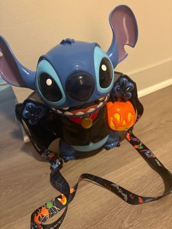 Like new 2024 Disney Parks exclusive Vampire Stitch popcorn bucket
