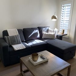 Couch: Living Spaces, Couch Love seat with right arm facing chaise