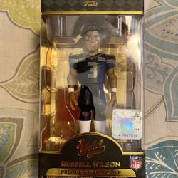 Funko Gold Russell Wilson NFL Premium Vinyl Figure (Sealed)