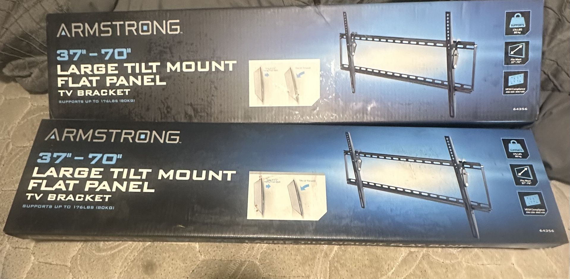 Two Tv Wall Mounts 37 Inch To 70 Inch