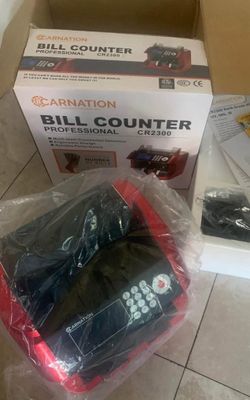 Carnation CR2300 Electric Bank Grade Bill Cash Counter is a high-speed, professional-grade money counting machine designed to handle low to medium cas