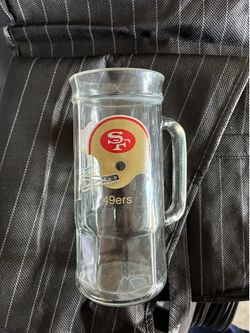 49ers Glass Cup Oldschool