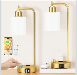 Table Lamps for Bedroom Set of 2