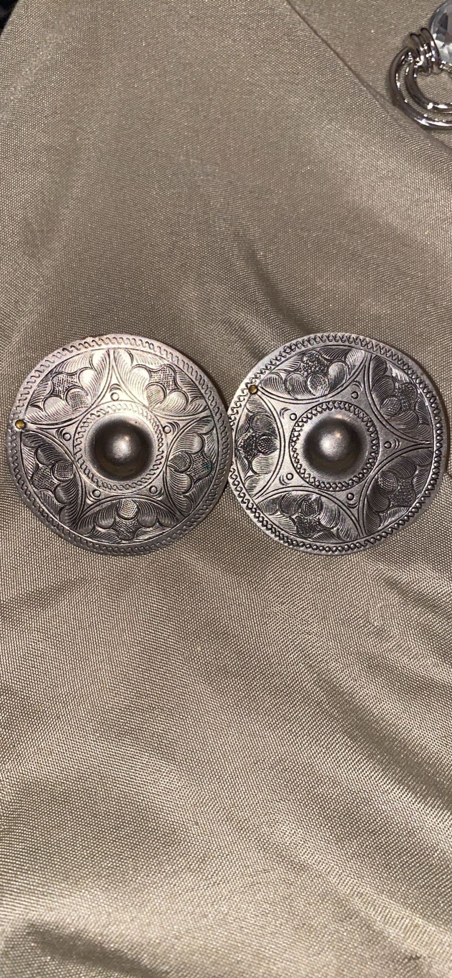 Antique Mexican Silver “sombrero “ Earrings