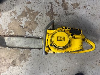 Vintage McCulloch Chainsaw. Has Compression. As Is.