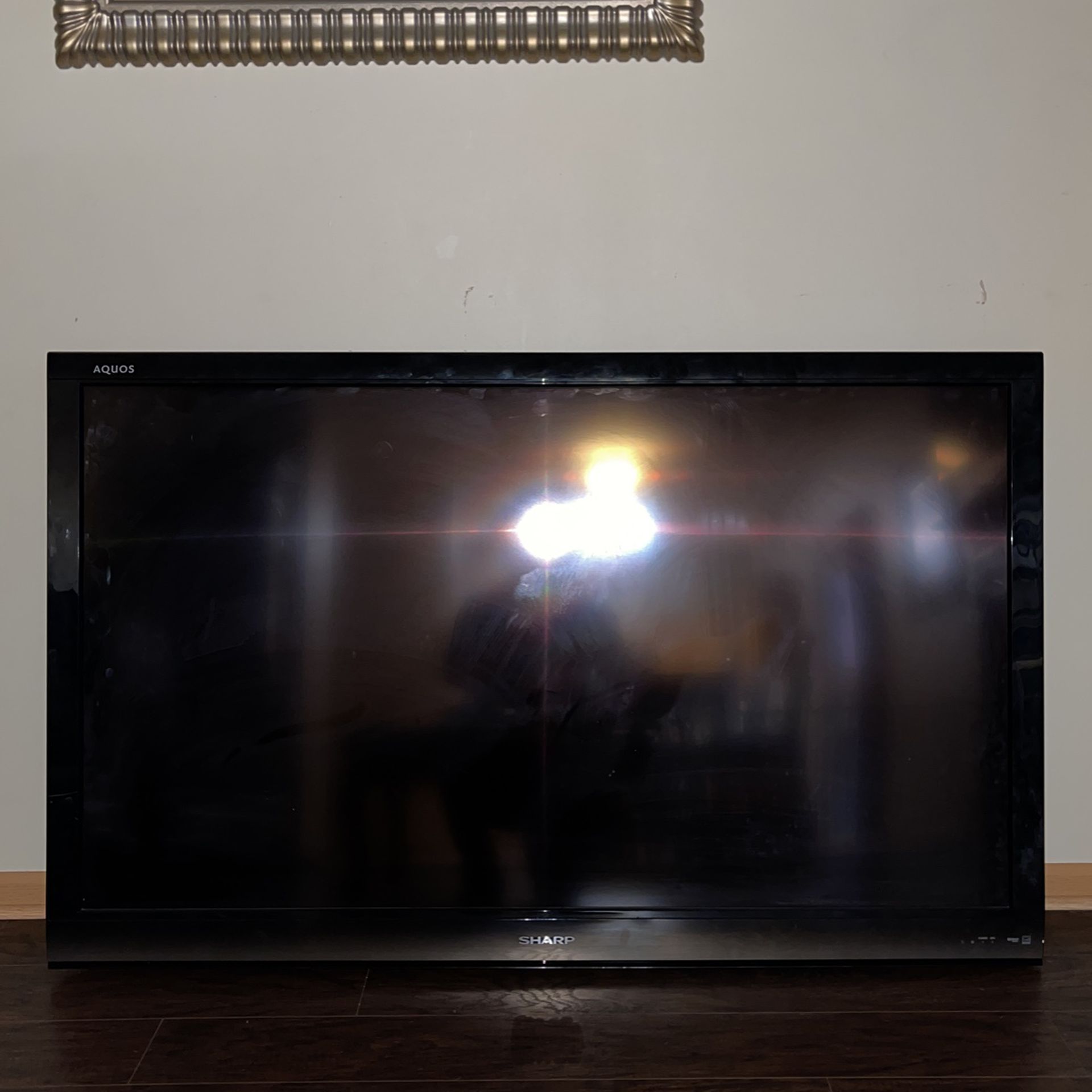 60 Inch Sharp TV (normal wear) (not a smart tv) 