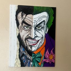 Jack Nicholson Split Character Painting 