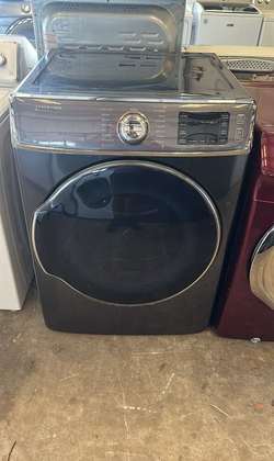 Samsung Front Load Dryer – Stackable, Black Stainless