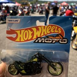Hot Wheels Moto Twin Flame | Nueva Sellada | Colección
