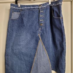 Gloria Vanderbilt Denim Skirt 