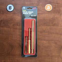 ATD-4075 - 3Pc. Non-sparking brass punch set