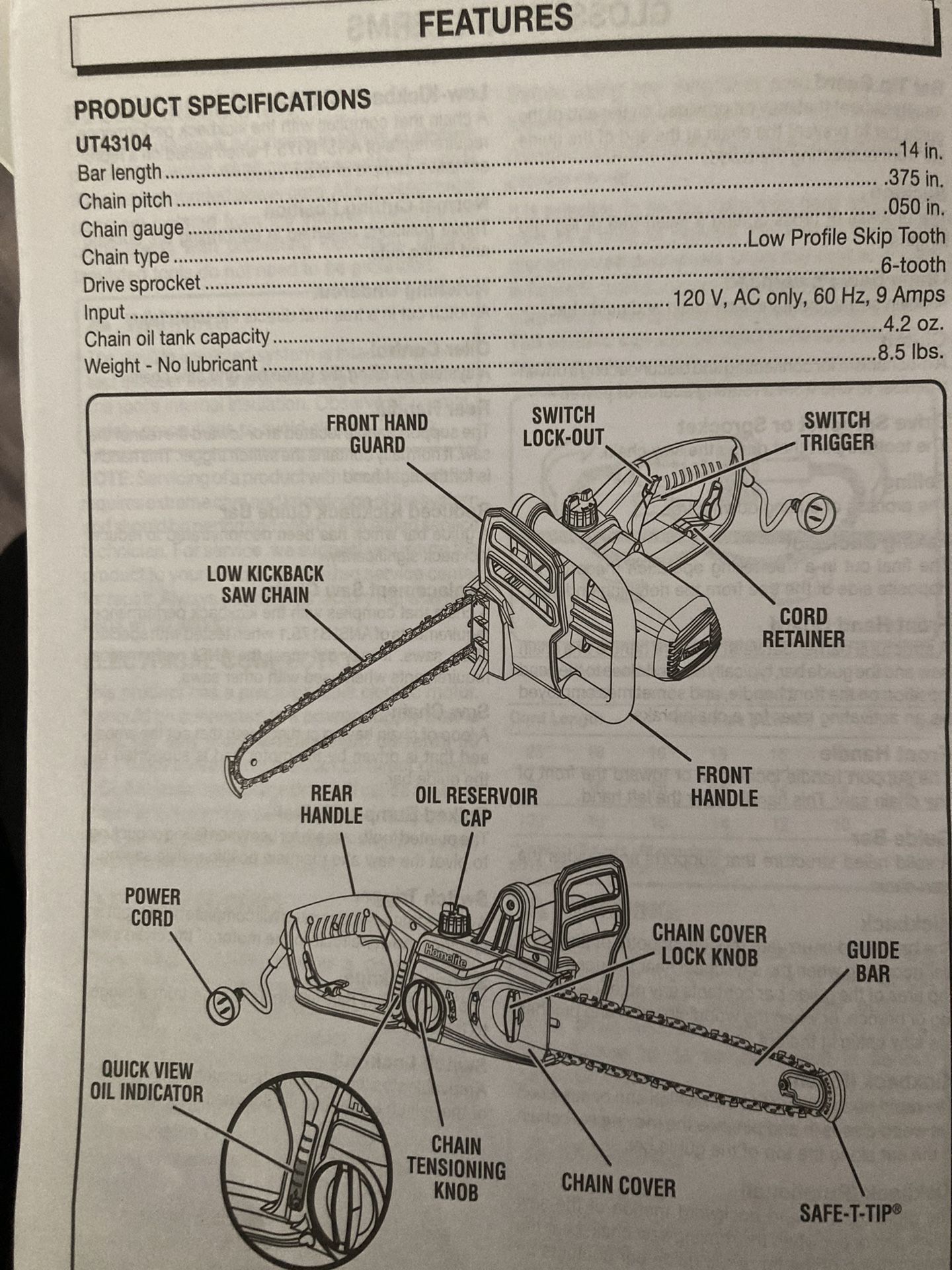 Homelite 14 Inch Electric Chainsaw for Sale in Seattle, WA OfferUp