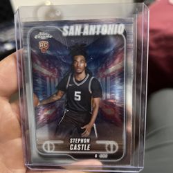 2024-25 Topps Chrome Basketball Stephon Castle ROOKIE RC #122