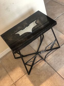 Batman glow in the dark coffee and end table