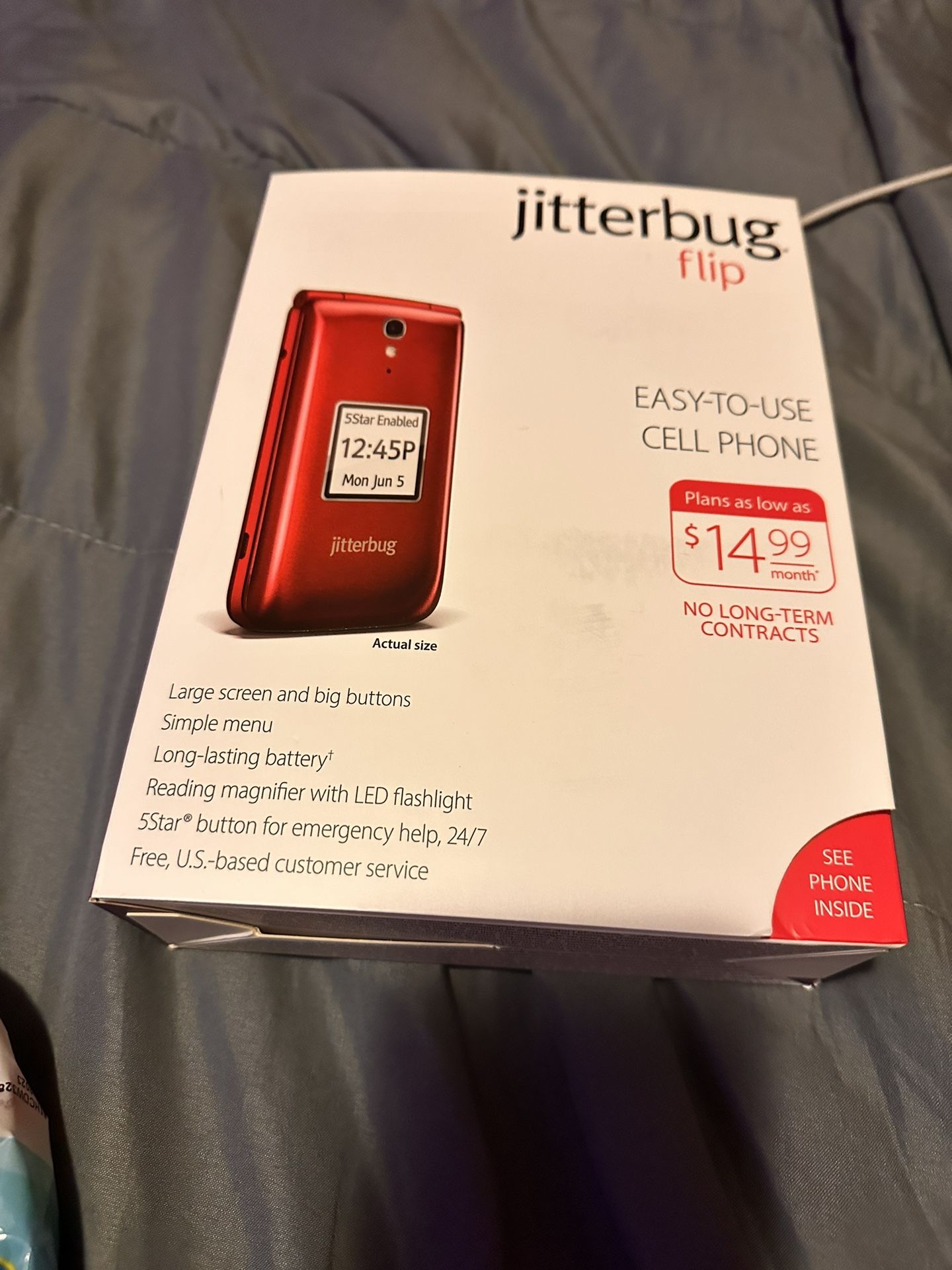 NEW ! THE JITTER BUG PHONE ! 