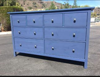Beautiful Blue Ikea Hemnes Dresser. Delivery available for an extra fee
