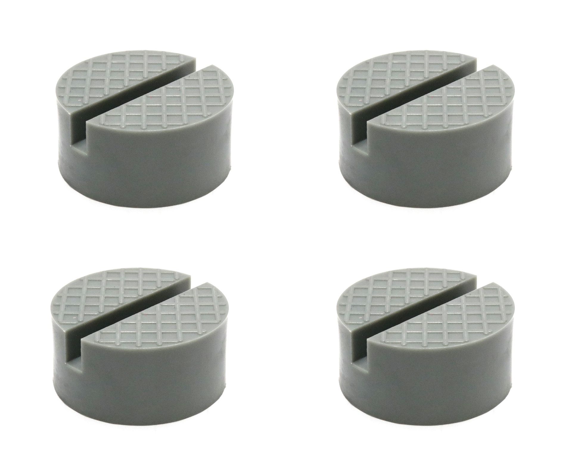 4 Pack Medium Slotted Polyurethane Jack Pad Frame Rail Protector Universal