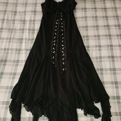 SL Fashions Black Dress Size M