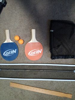 Nerf Brand Ping Pong Table Set