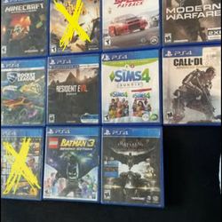 PS4 games