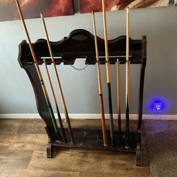 Pool table Brunswick Vintage Cue Holder