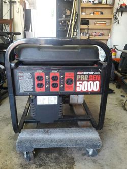 Coleman powermate progen 5000 generator