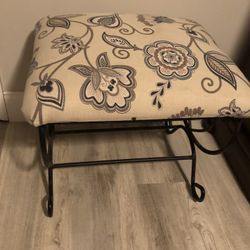 Small Metal Ottoman